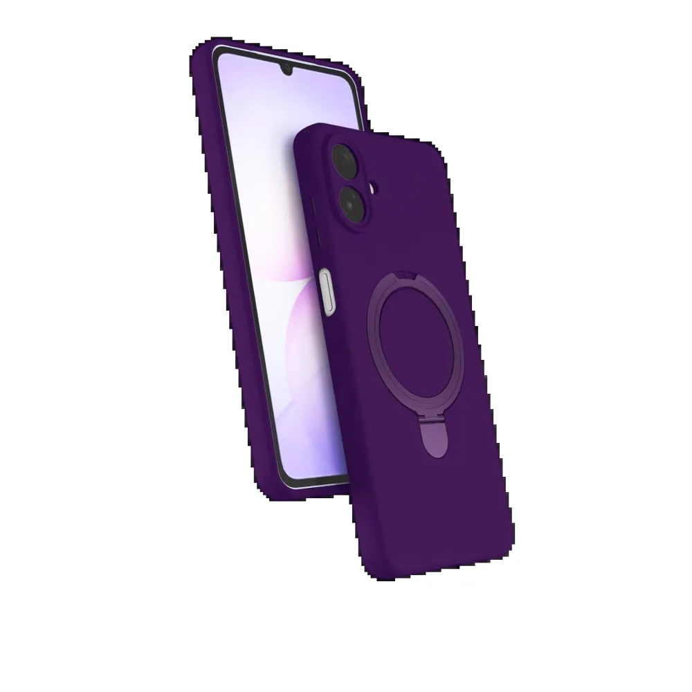 Newface Samsung Galaxy A07 4G Regal Magsafe Standlı Kapak - Derin Mor