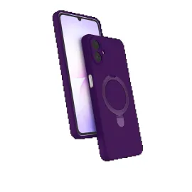 Newface Samsung Galaxy A07 4G Regal Magsafe Standlı Kapak - Derin Mor