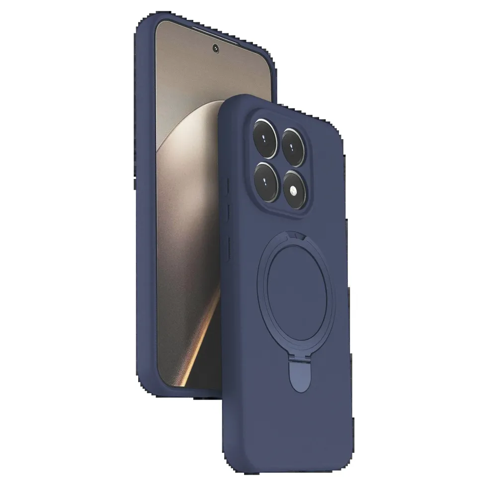 Newface Xiaomi Mi 15T Regal Magsafe Standlı Kapak - Lacivert