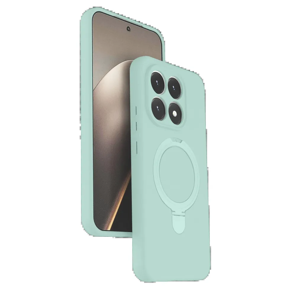 Newface Xiaomi Mi 15T Regal Magsafe Standlı Kapak - Su Yeşili