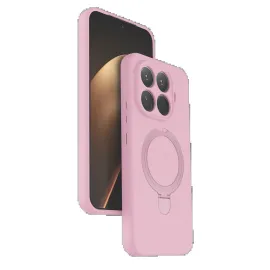 Newface Xiaomi Mi 15T Pro Regal Magsafe Standlı Kapak - Açık Pembe