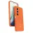 Newface Xiaomi Redmi 15 4G Regal Magsafe Standlı Kapak - Turuncu