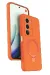 Newface Xiaomi Redmi 15 4G Regal Magsafe Standlı Kapak - Turuncu
