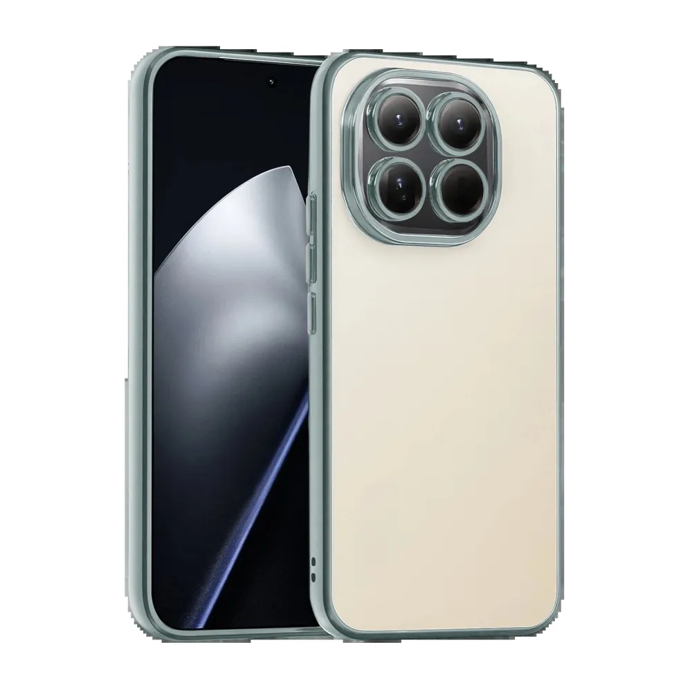 Newface Xiaomi Mi 15 Razer Lensli Silikon - Gümüş