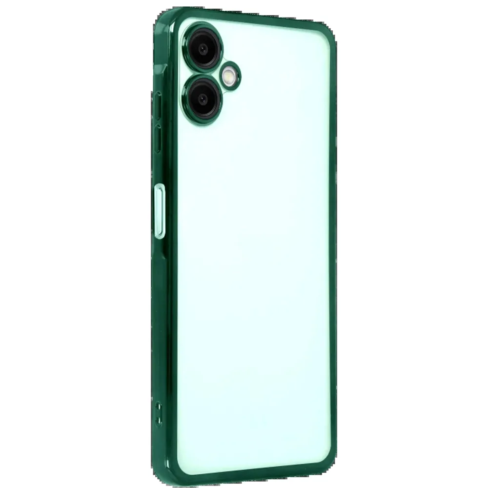 Newface Samsung Galaxy A07 4G Razer Lensli Silikon - Yeşil