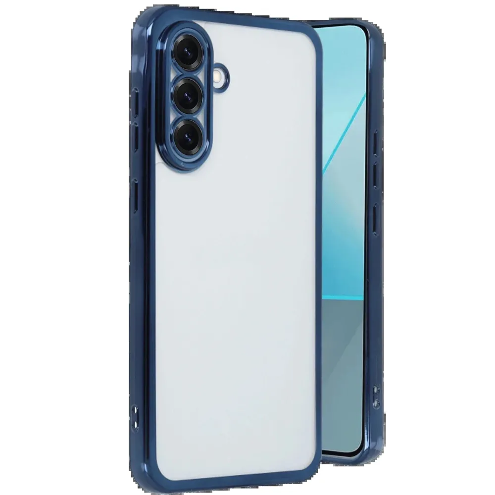 Newface Samsung Galaxy A17 5G Razer Lensli Silikon - Lacivert