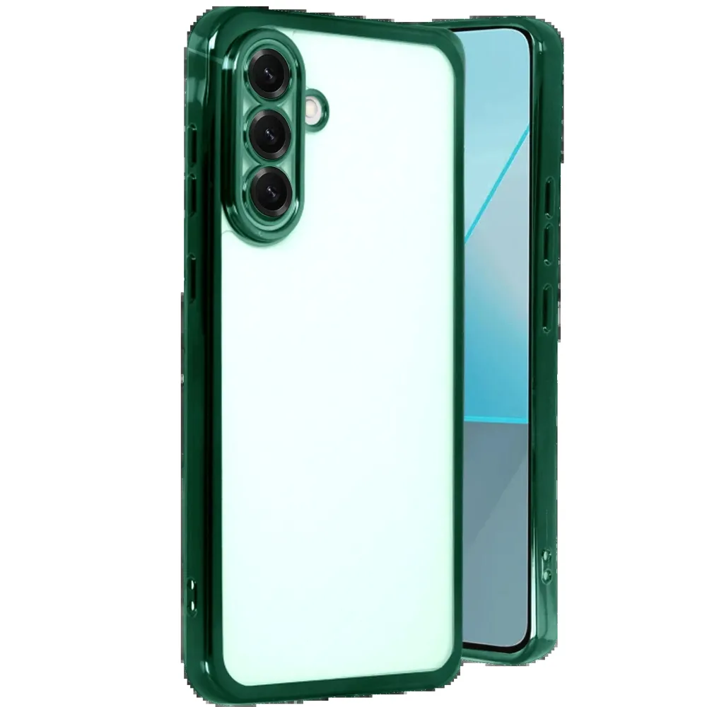 Newface Samsung Galaxy A17 5G Razer Lensli Silikon - Yeşil