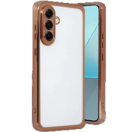 Newface Samsung Galaxy A17 5G Razer Lensli Silikon - Çöl Titanyum