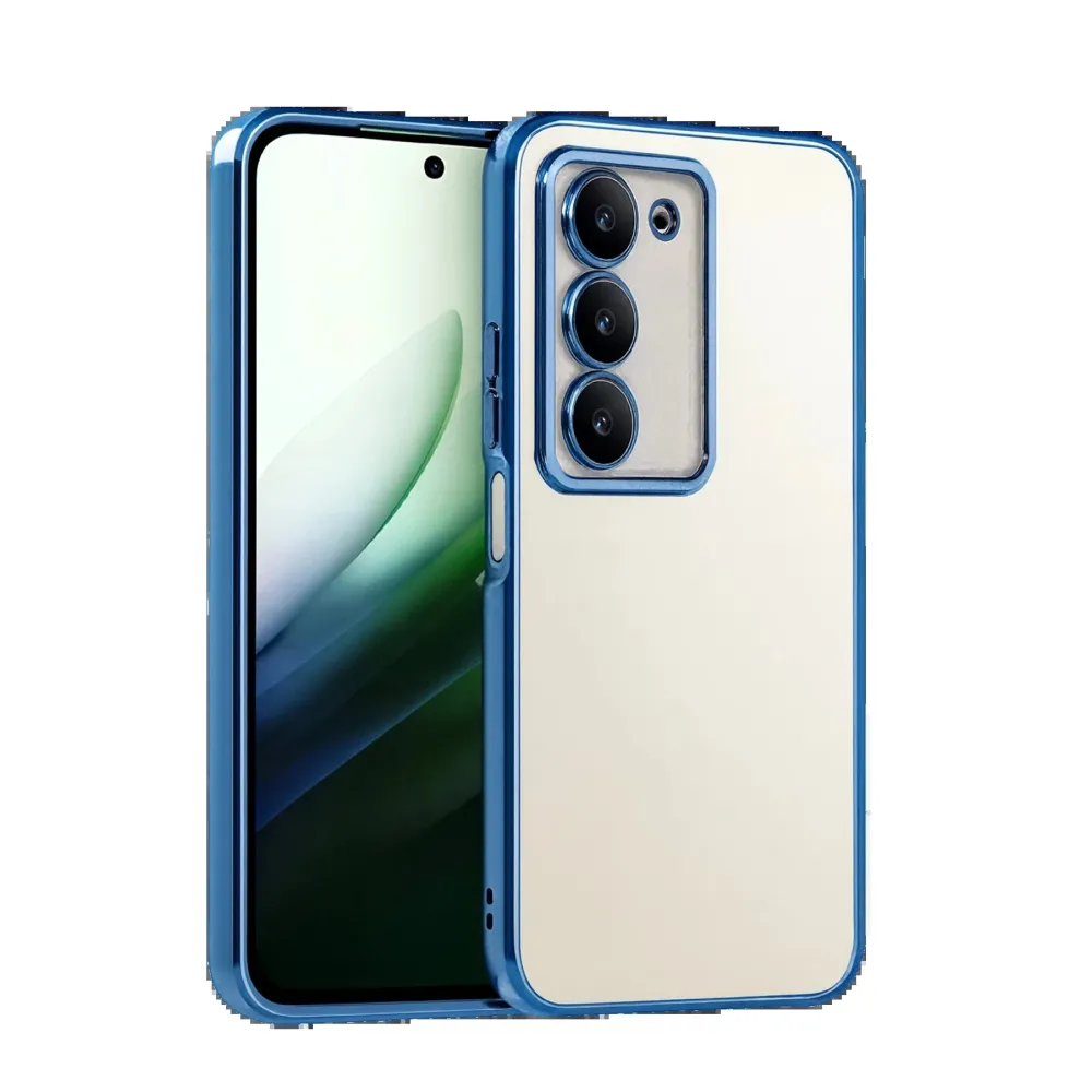 Newface Xiaomi Redmi 15 4G Razer Lensli Silikon - Açık Mavi