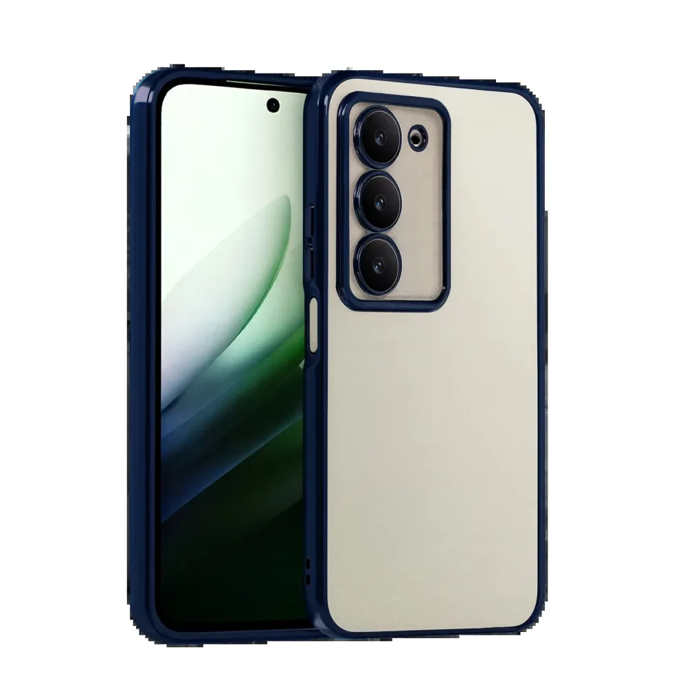 Newface Xiaomi Redmi 15 4G Razer Lensli Silikon - Lacivert