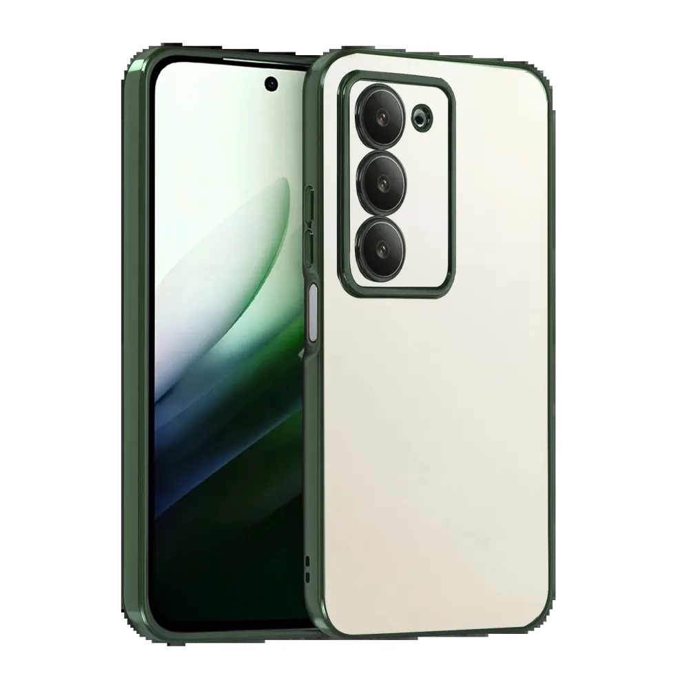 Newface Xiaomi Redmi 15 4G Razer Lensli Silikon - Yeşil