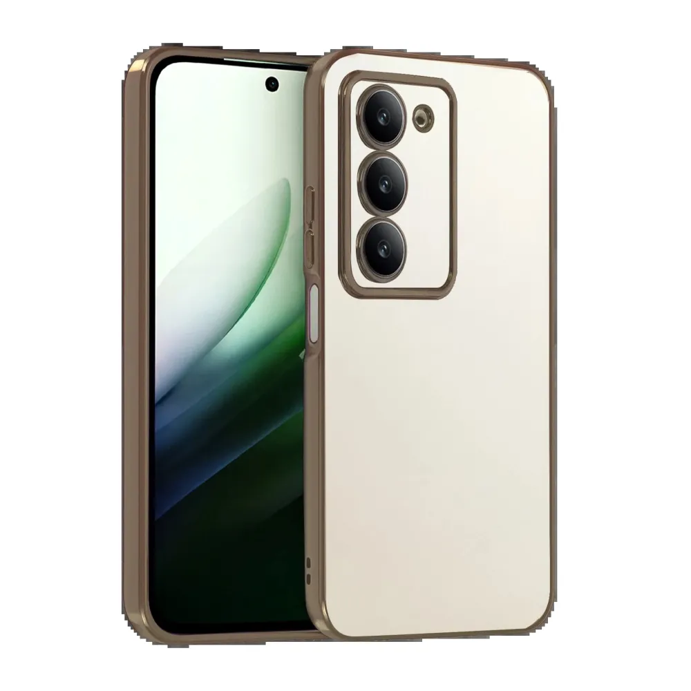 Newface Xiaomi Redmi 15 4G Razer Lensli Silikon - Çöl Titanyum