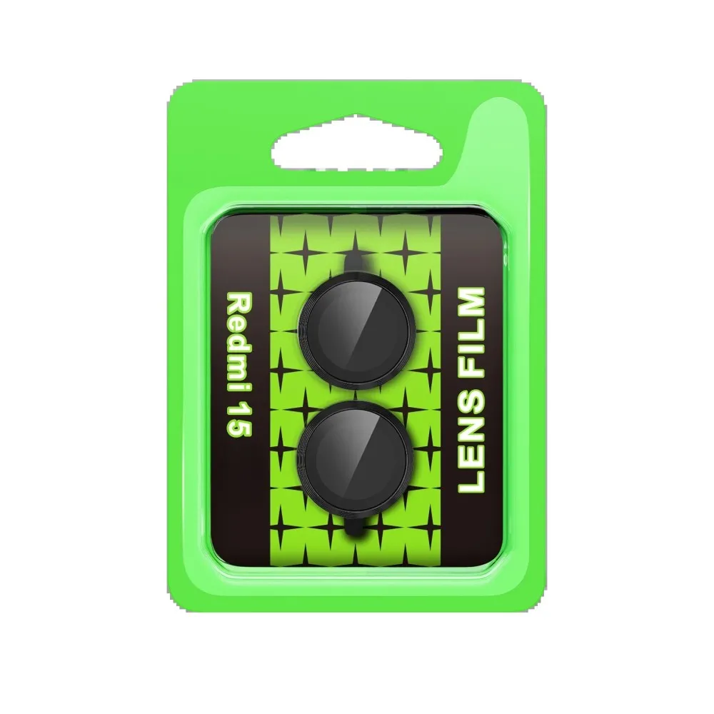 Newface Xiaomi Redmi 15 4G Raze Metal Kamera Lens - Siyah