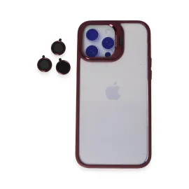Joko Iphone 14 Pro Kılıf Roblox Lens Standlı Kapak - Bordo