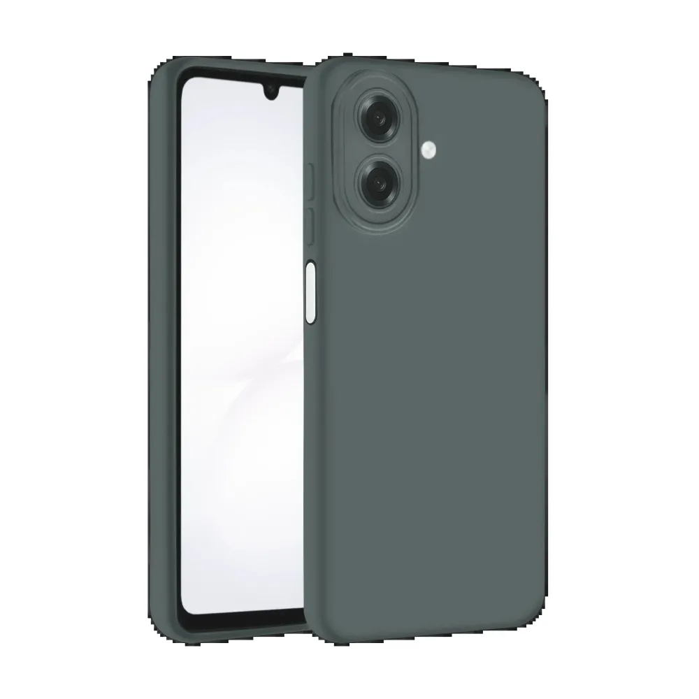 Newface Samsung Galaxy A07 4G Nano Içi Kadife Silikon - Gri