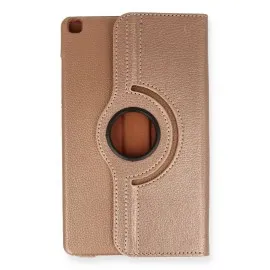 Newface Samsung Galaxy Tab A9 Plus Kılıf 360 Tablet Deri Kılıf - Rose Gold