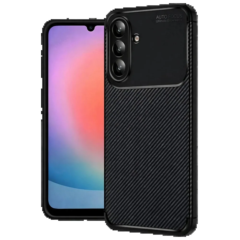 Newface Samsung Galaxy A57 5G Auto Focus Karbon Kapak - Siyah