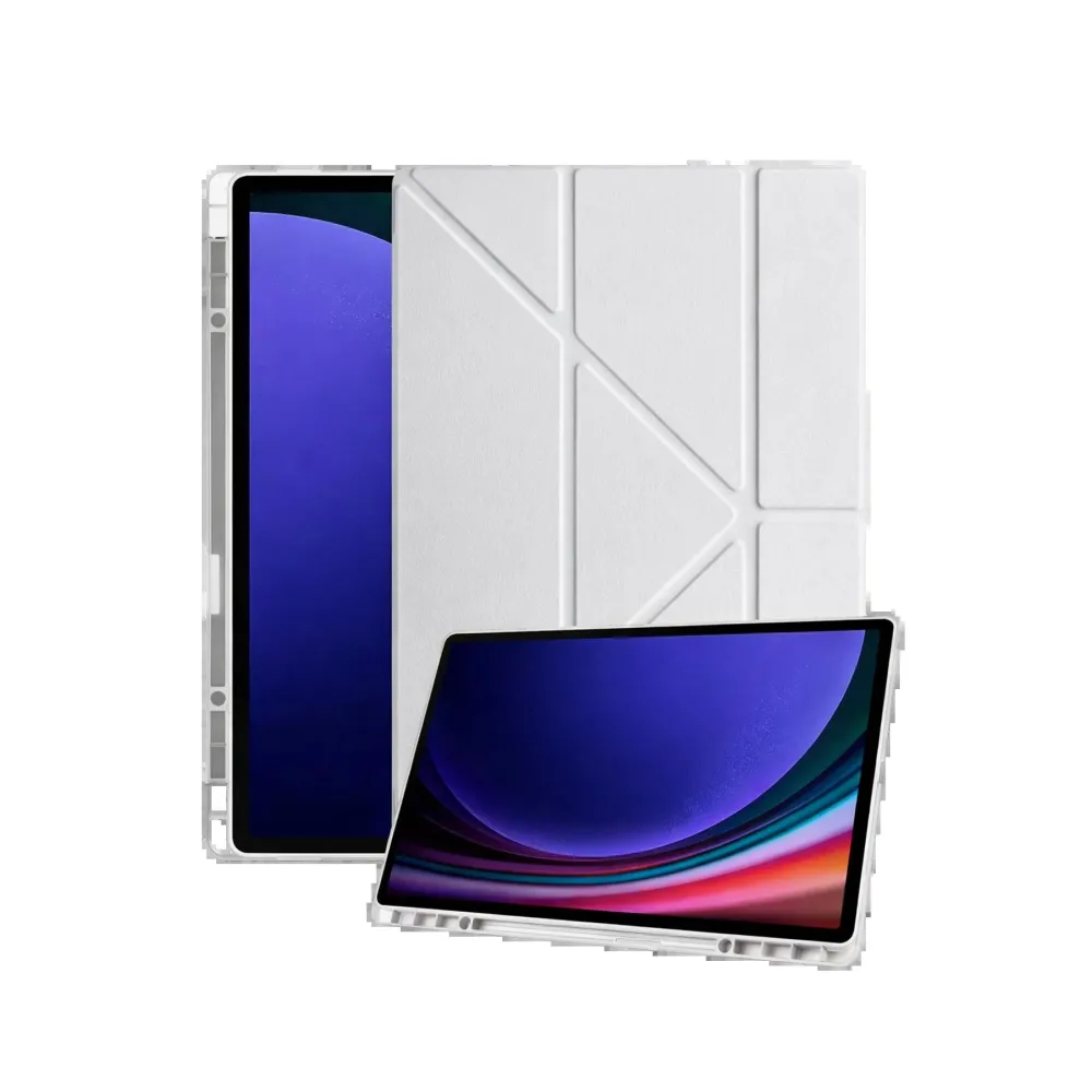 Newface Samsung Galaxy X930 Tab S11 Ultra 14.6 Kalemlikli Mars Tablet Kılıfı - Gri