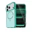 Newface Apple Iphone 17 Pro Max Live Diamond Magsafe Kapak - Yeşil