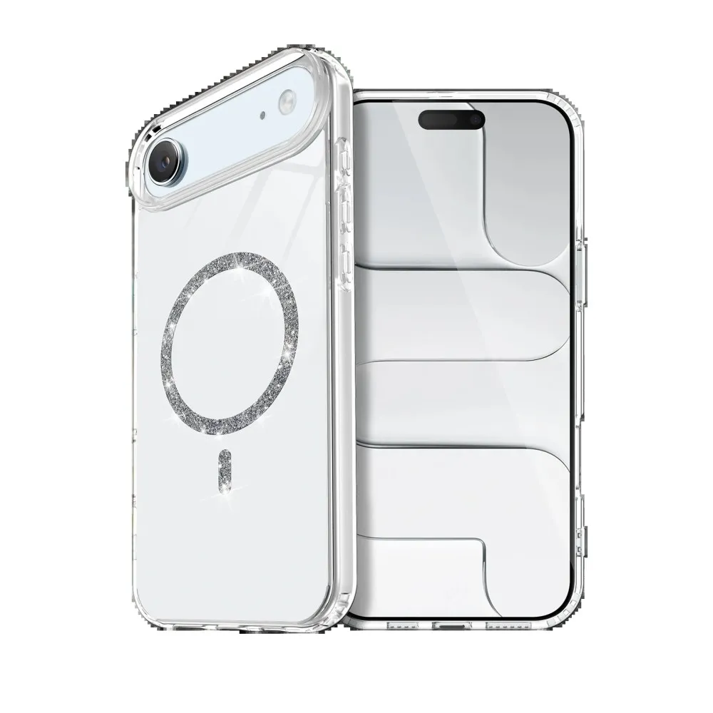 Newface Apple Iphone 17 Air Live Diamond Magsafe Kapak - Şeffaf
