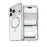 Newface Apple Iphone 17 Pro Live Diamond Magsafe Kapak - Şeffaf