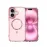 Newface Apple Iphone 17 Live Diamond Magsafe Kapak - Pembe