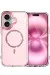 Newface Apple Iphone 17 Live Diamond Magsafe Kapak - Pembe