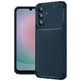 Newface Samsung Galaxy A57 5G Auto Focus Karbon Kapak - Lacivert