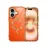 Newface Apple Iphone 17 Live Diamond Magsafe Kapak - Turuncu