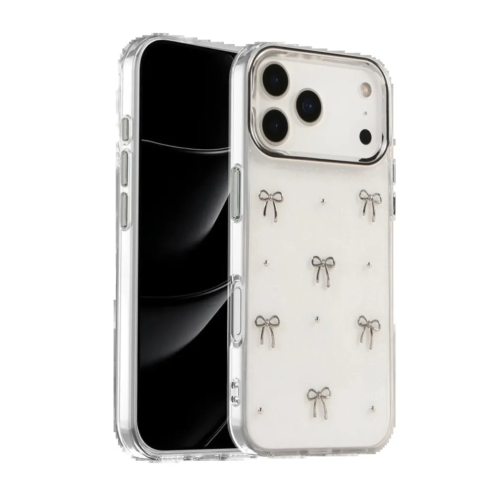 Newface Apple Iphone 17 Pro Max Fiyonk Desenli Kapak - Desen 5