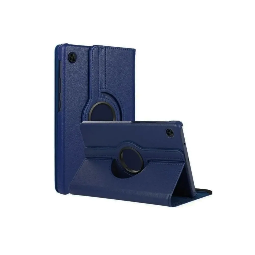 Newface Samsung Galaxy Tab A11 360 Tablet Deri Kılıf - Lacivert
