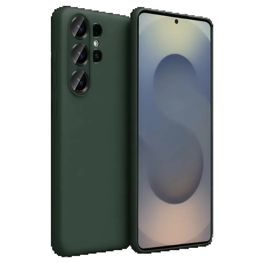 Newface Samsung Galaxy S26 Ultra First Silikon - Koyu Yeşil