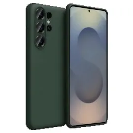 Newface Samsung Galaxy S26 Ultra First Silikon - Koyu Yeşil