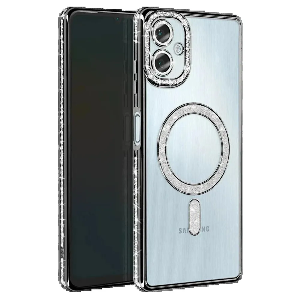 Newface Samsung Galaxy A07 4G Joke Simli Magneticsafe Kılıf - Siyah