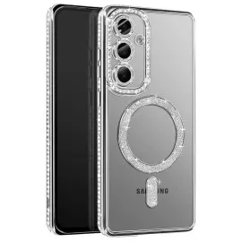 Joko Samsung Galaxy S26 Joke Simli Magneticsafe Kılıf - Gümüş