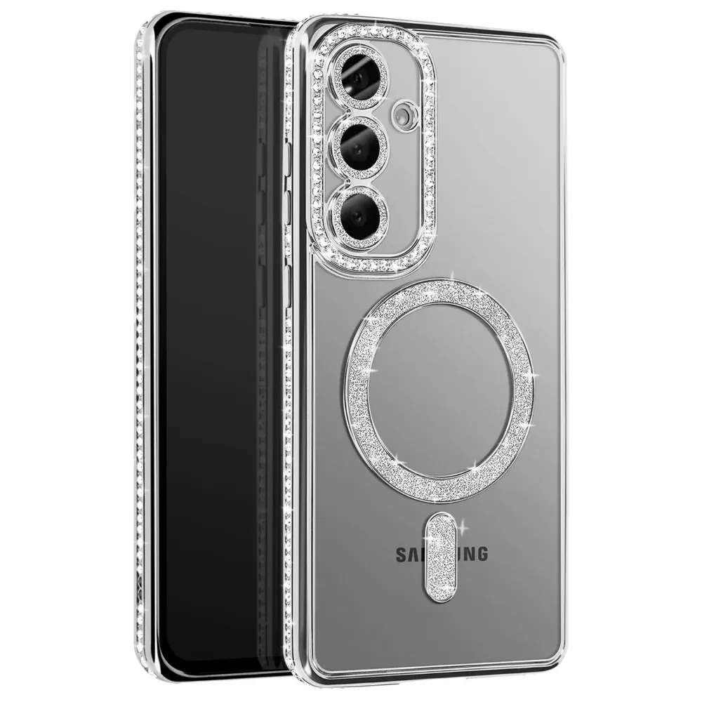 Joko Samsung Galaxy S26 Plus Joke Simli Magneticsafe Kılıf - Gümüş