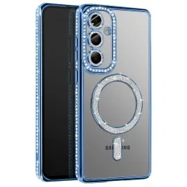 Joko Samsung Galaxy S26 Plus Joke Simli Magneticsafe Kılıf - Mavi