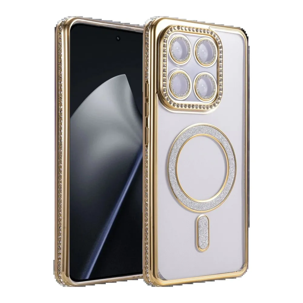 Joko Xiaomi Mi 15T Pro Joke Simli Magneticsafe Kılıf - Gold