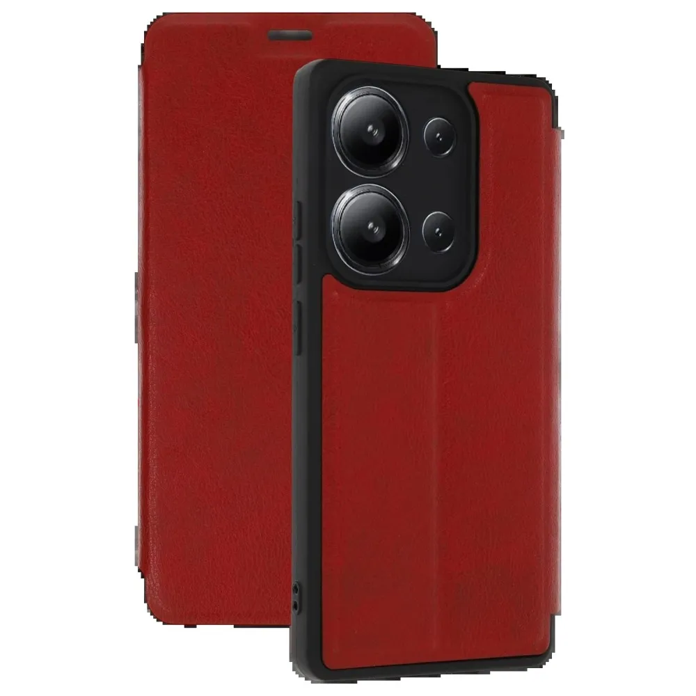 Newface Xiaomi Redmi 15C 4G Flip Cover - Kırmızı