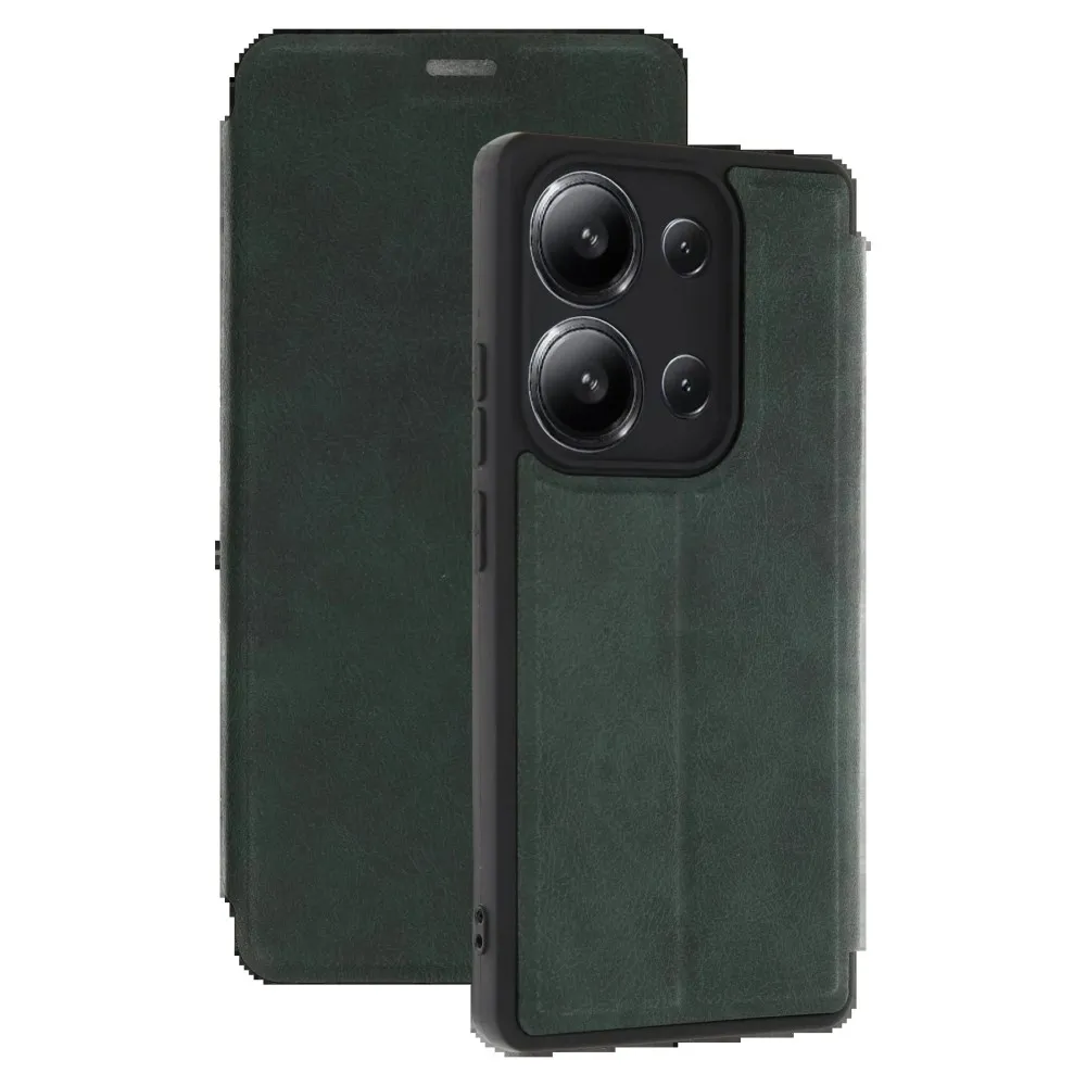 Newface Xiaomi Redmi 15C 4G Flip Cover - Yeşil