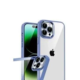 Newface Apple Iphone 15 Pro Max Razer Lensli Silikon - Açık Mavi