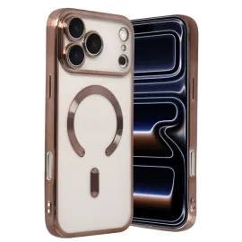 Newface Apple Iphone 17 Pro Max Kross Magneticsafe Kapak - Çöl Titanyum