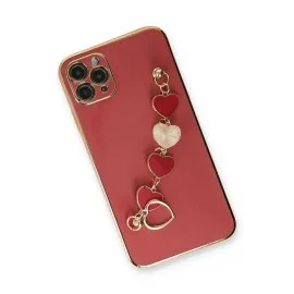 Newface Iphone 11 Pro Max Kılıf Esila Silikon - Kırmızı