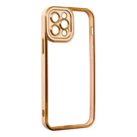 Newface Iphone 12 Pro Kılıf Liva Lens Silikon - Rose