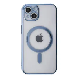 Newface Iphone 14 Plus Kılıf Magneticsafe Lazer Silikon - Sierra Blue