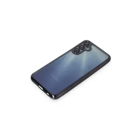 Newface Samsung Galaxy A35 5G Kılıf Razer Lensli Silikon - Mor