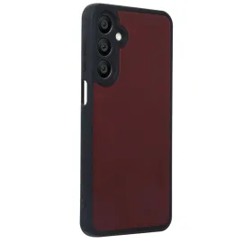 Newface Samsung Galaxy A55 5G Kılıf Aras Deri Kapak - Bordo