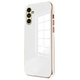 Newface Samsung Galaxy A55 5G Kılıf Volet Silikon - Beyaz