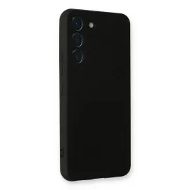 Newface Samsung Galaxy S23 Kılıf Nano içi Kadife Silikon - Siyah