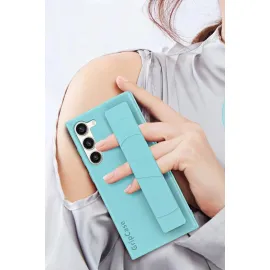 Newface Samsung Galaxy S24 Kılıf Data Kapak - Açık Mavi